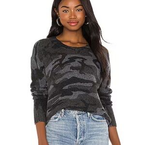 Rails Louie Charcoal Camo Sweater, Size L